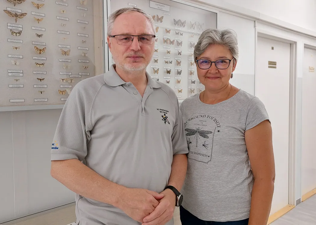 prof. Stanisław Czachorowski i dr hab. Anna Biedunkiewicz, fot. UWM