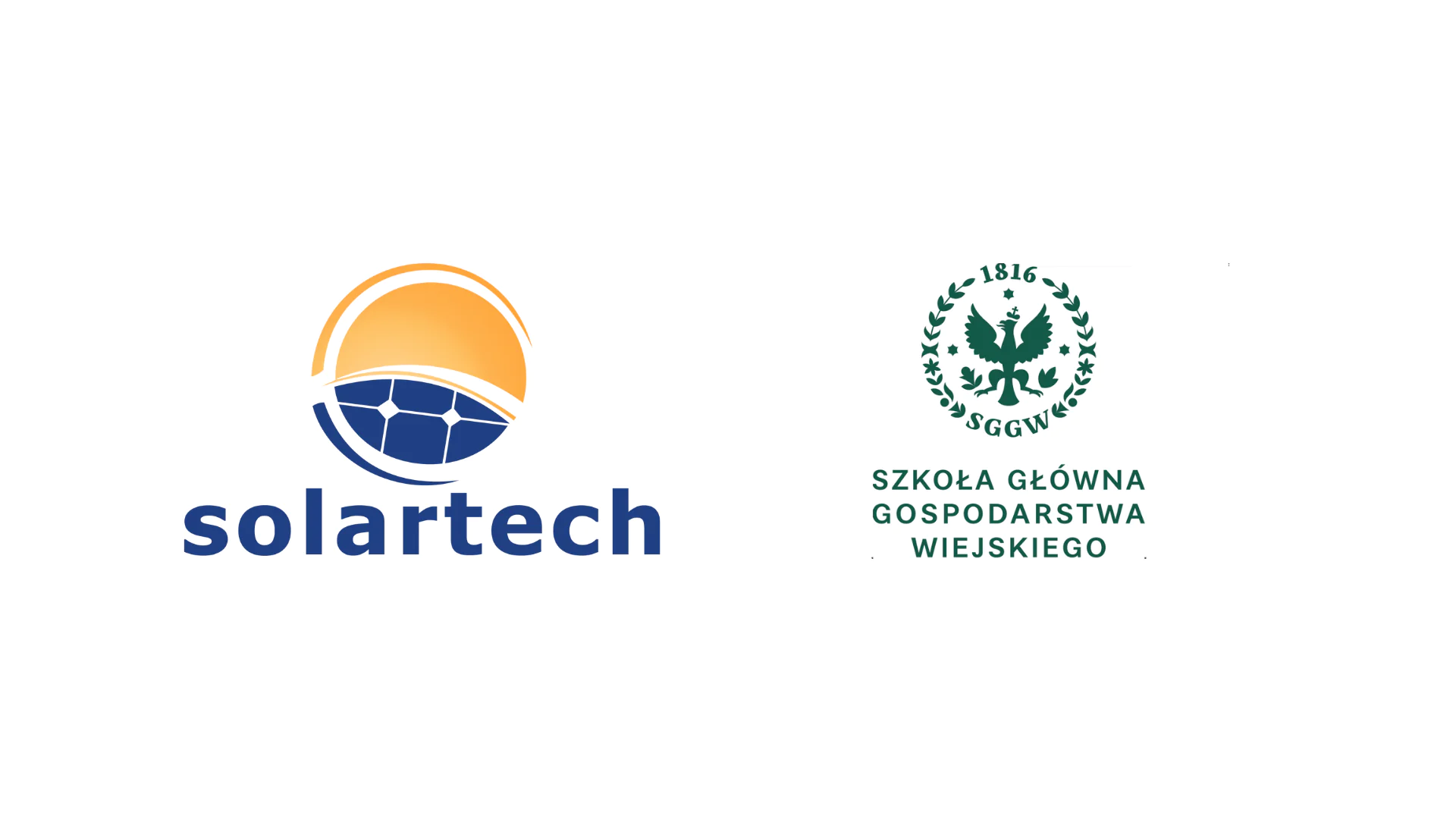 Logotypy Solartech i SGGW