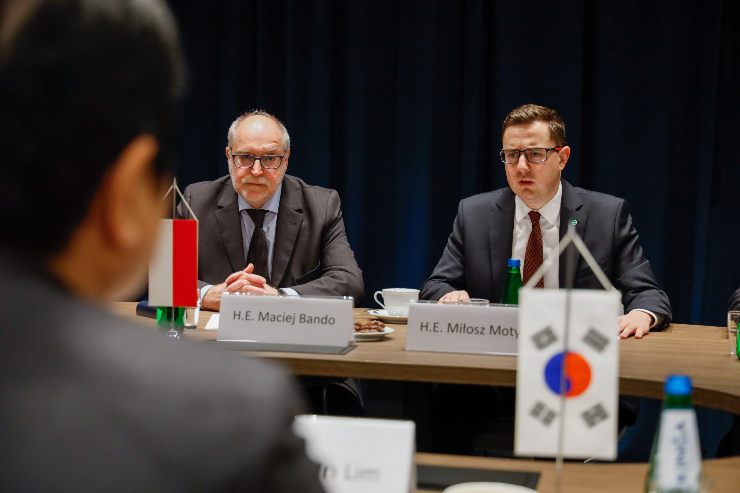 Spotkanie Ministrów Miłosza Motyki i Macieja Bando z Ambasadorem Republiki Korei