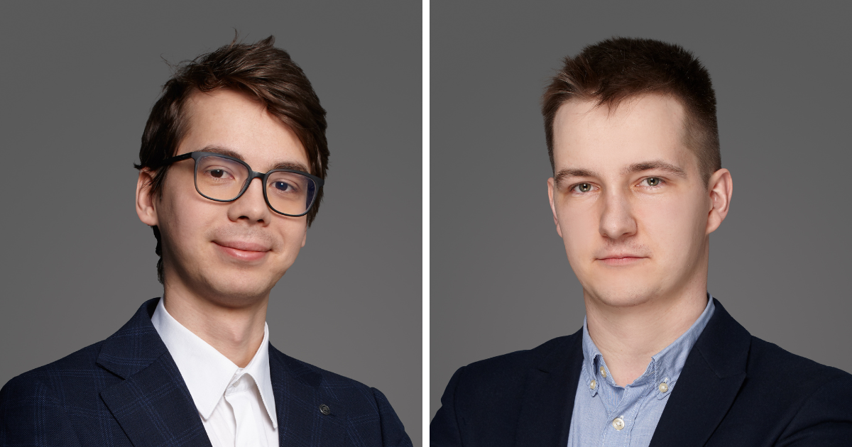 Maciej Wołczyk i Piotr Kicki, fot. IDEAS NCBR