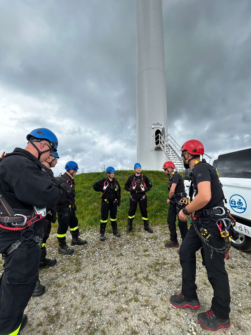 Ćwiczenia, fot. EDF Renewables