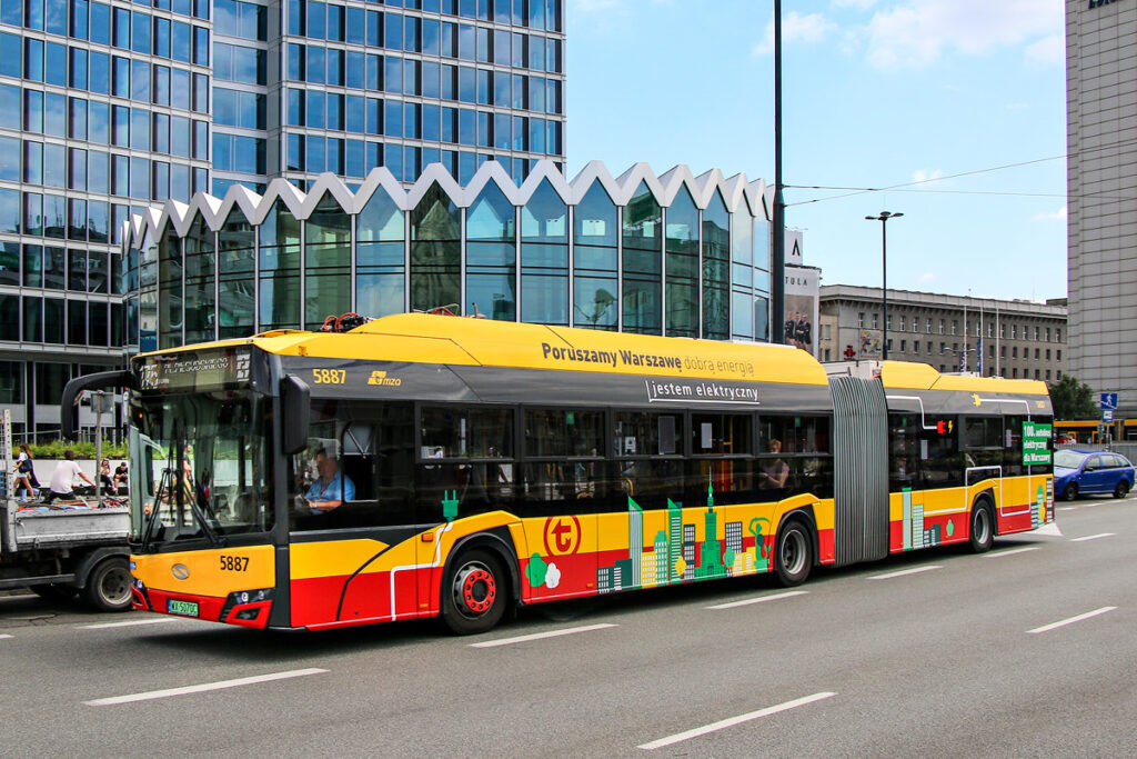 Autobus elektryczny, fot. ZTM Warszawa